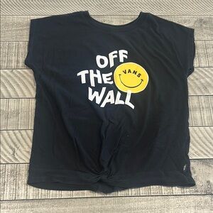 Vans Kids Black Graphic T-Shirt